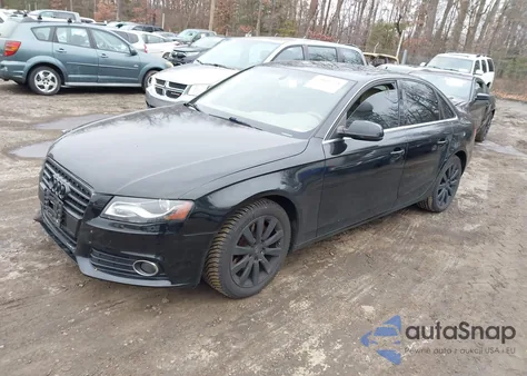 2010 Audi A4 2.0T Premium z USA, uszkodzony, nr VIN WAUFFAFL9AN012469